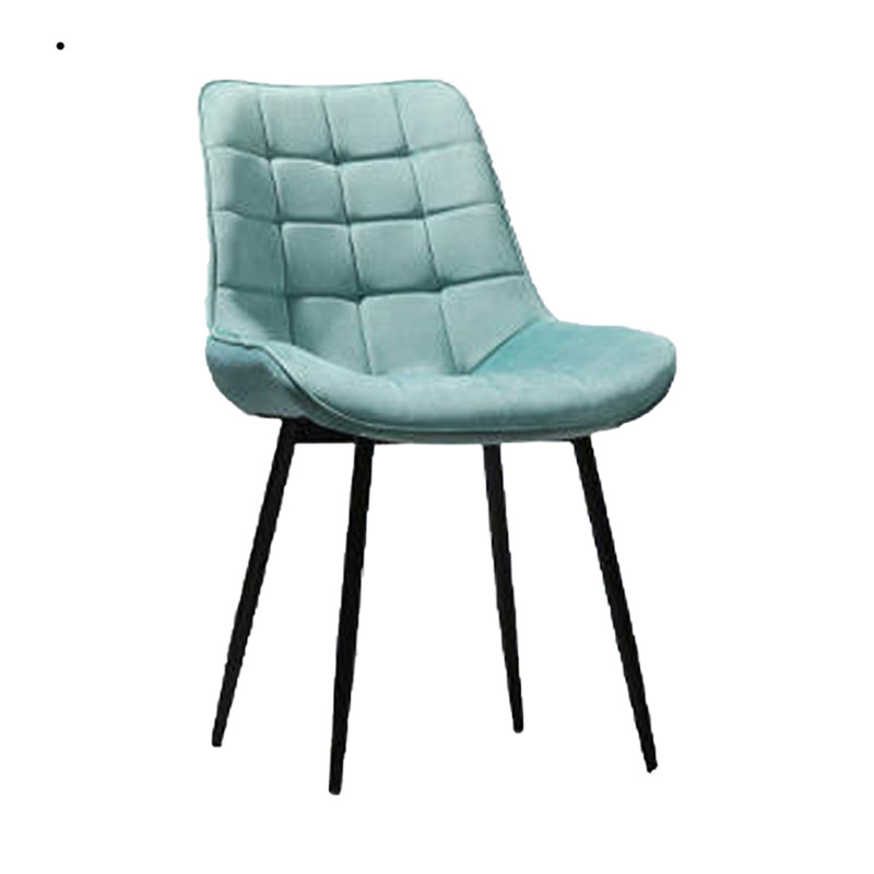 Nordic Velvet Leisure Modern Fabric Dining Chair