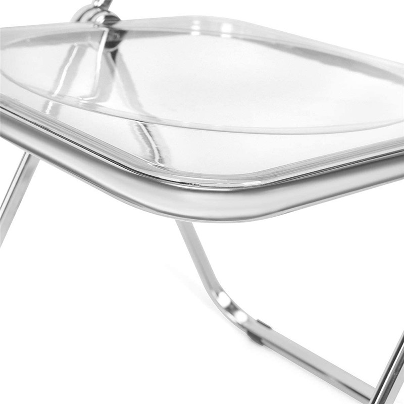 Modern Transparent Acrylic Folding Dining Chair