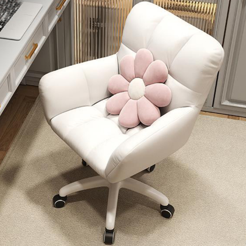 Hebei cheap price Modern French Adjustable Lift velvet pu Leather home Office Chair revovling Swivel Living Room chairs