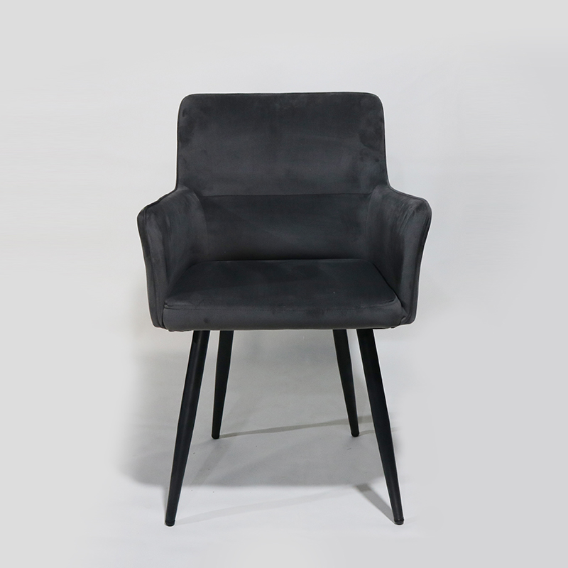modern design metal legs comfortable velvet chair living dining room chairs