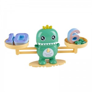 Little Room Comerț cu ridicata Dinozaur Monster Balance Joc tare de matematică pentru copii Jucării educative distractive Echilibrul de adunare și scădere de numere