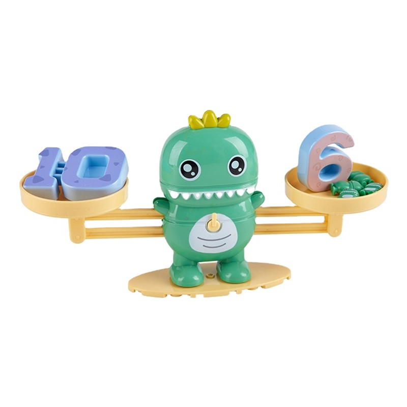 China High Quality Indoor Toy For Kid Suppliers –  Little Room Wholesale Dinosaur Monster Balance Cool Math Game For Kids Fun Educational Toys Number Addition And Subtraction Balance –...