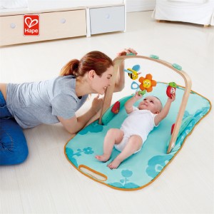 Little Room Awaken set Activity Soft Mat Baby Play Gym Toys Play Mats Wooden Baby Gym With Hanging