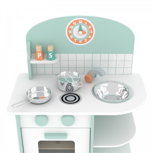 چھوٹا کمرہ گرم، شہوت انگیز فروخت ہونے والا اپنی مرضی کا چھوٹا بچہ کھانا پکانے کا بہانہ بناتا ہے رول پلے سیٹ بچوں کے لکڑی کے باورچی خانے کے کھلونے لڑکیوں کے لیے ہلکی آواز کے ساتھ