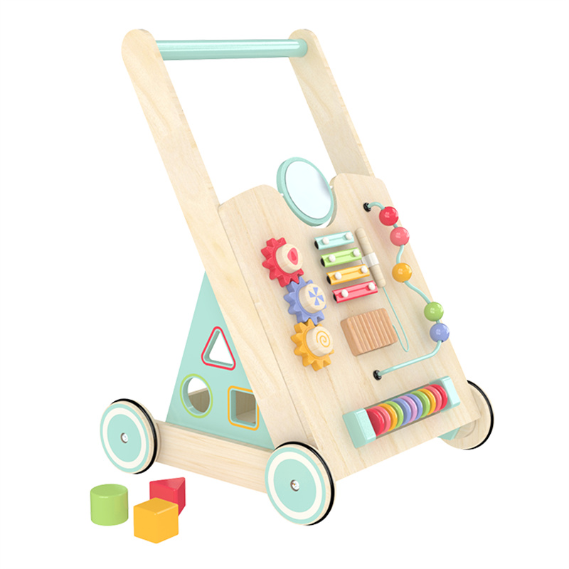 Little Room My First Musical Walker | Wooden Push Along Baby Walker Trainer with Music Box & Activities |12 Months and Up Featured Image