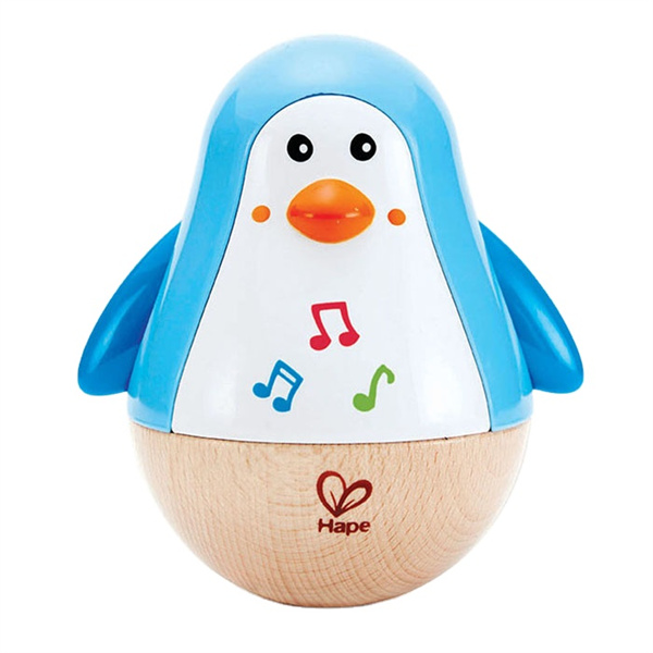 China High Quality Baby Musical Toy Manufacturers –  Hape Penguin Musical Wobbler | Colorful Wobbling Melody Penguin, Roly Poly Toy for Kids 6 Months+ – Hape