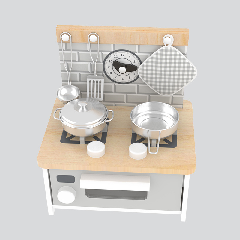 Cooking Game Table Toy Wood Kitchen Set