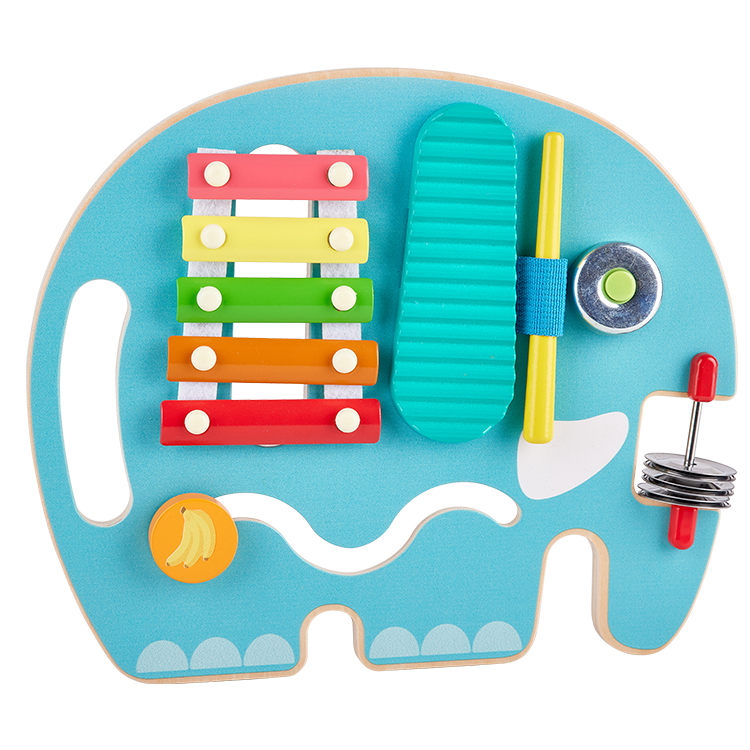 Little Room Elephant Mini Band | Toddlers & Kids Multiple Musical Wooden Instrument Set Featured Image