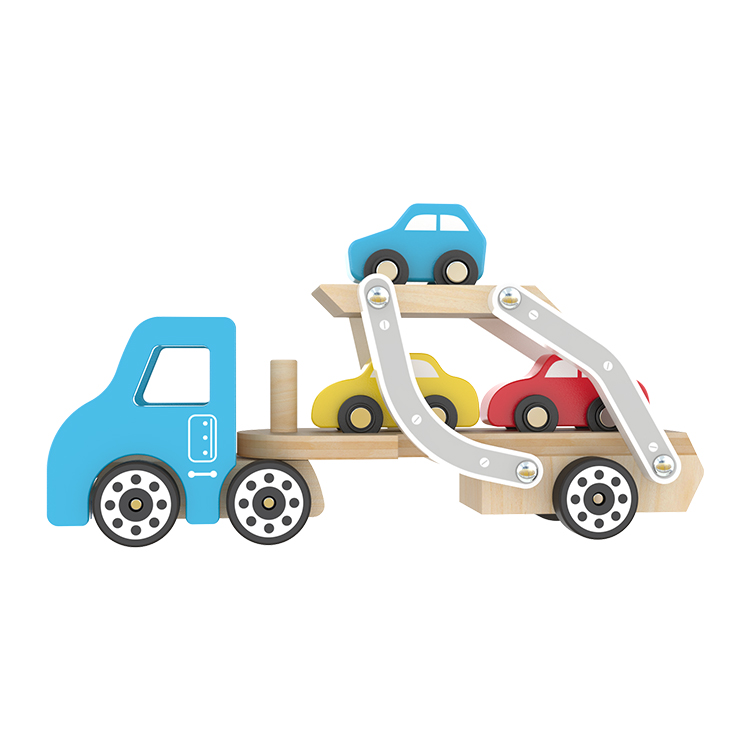 Little Room Car Carrier | Truck and Car | Wooden Transport Toy Set