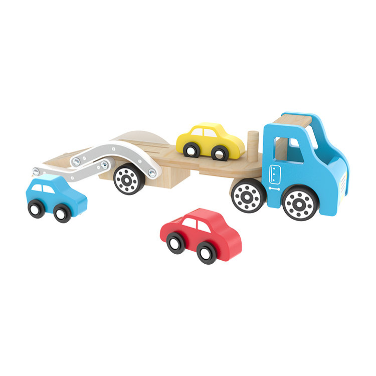 Little Room Car Carrier | Truck and Car | Wooden Transport Toy Set