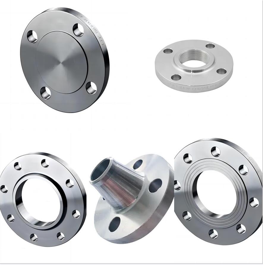 Do you know which types of flanges are included in BS4504?