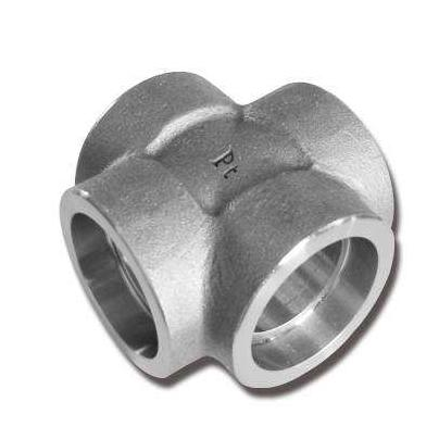 Stainless Steel Forged Socket Welding Fitting Cross (1)