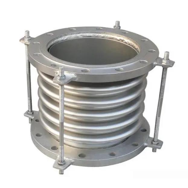 Limit tie rod type flange metal expansion joint