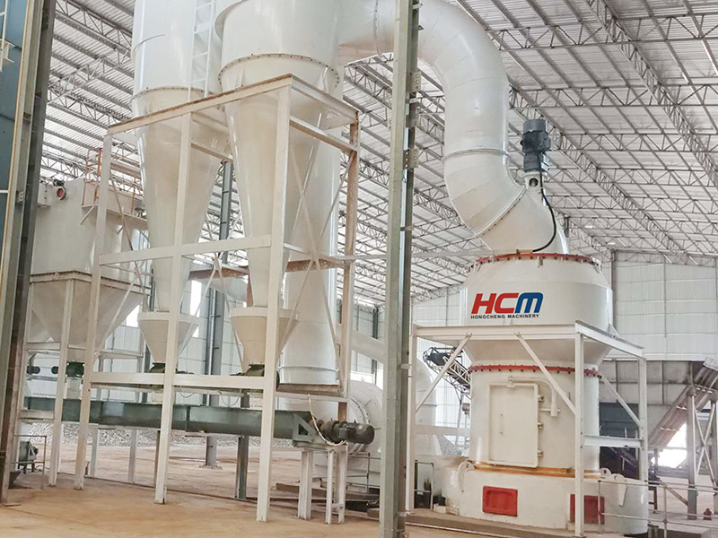 HC1900 itin didelis šlifavimo malūnas, skirtas kalkakmenio miltelių gamyklai 16-18 TPH