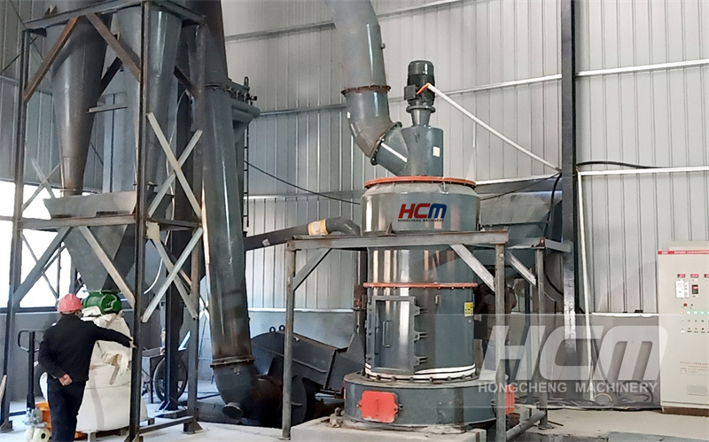 I-Calcite powder mill 100-200 mesh 5TPH, HCQ1290 Raymond mill