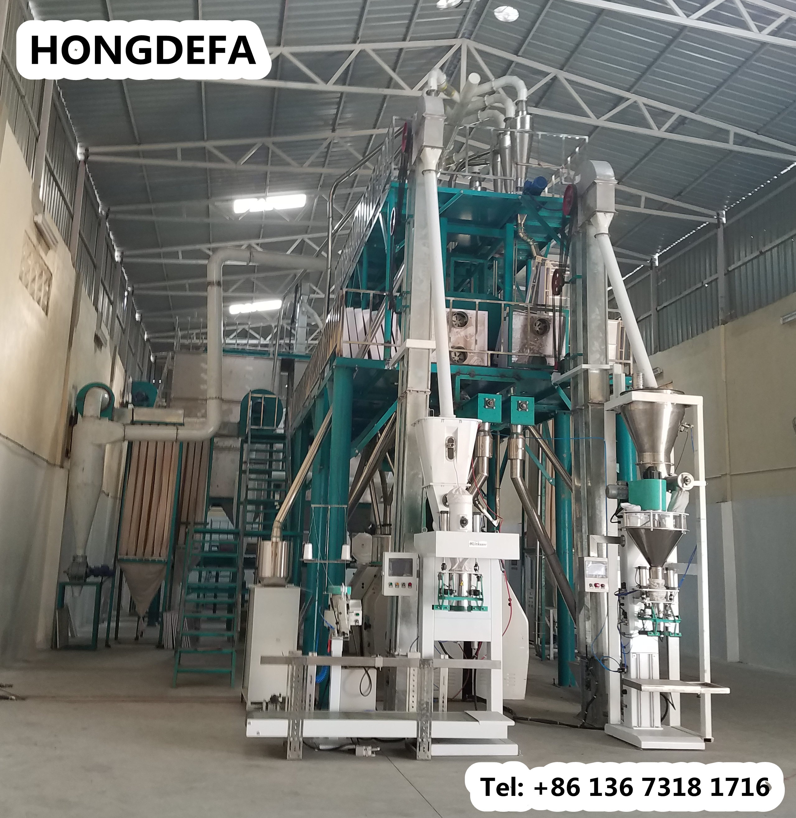 New project 50t per day maize mill is installing in Angola !