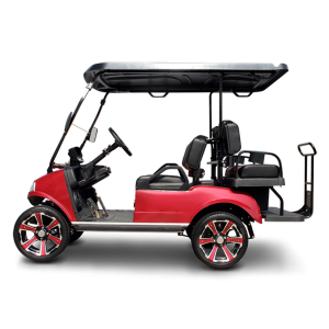 Une voiturette de golf avec un confort accru et plus de performances
