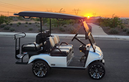 How fast is a LSV golf cart?