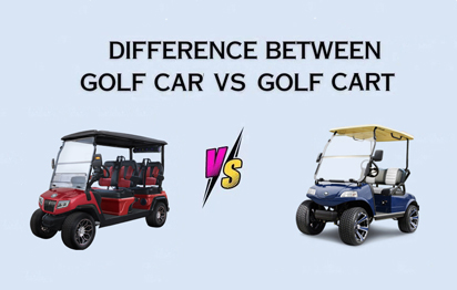 Vai ir atšķirība starp golfa automašīnu un golfa ratiņiem?