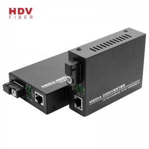 Good Quality 10/100 Media Converter Price - For Rj45 10/100/1000M 20km Single Fiber Single Mode Ethernet Fiber Media Converter – HDV