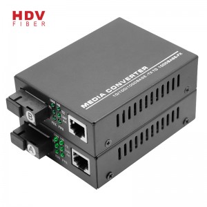 עבור Rj45 10/100/1000M 20 ק"מ יחיד סיב יחיד מצב Ethernet Fiber Media Converter