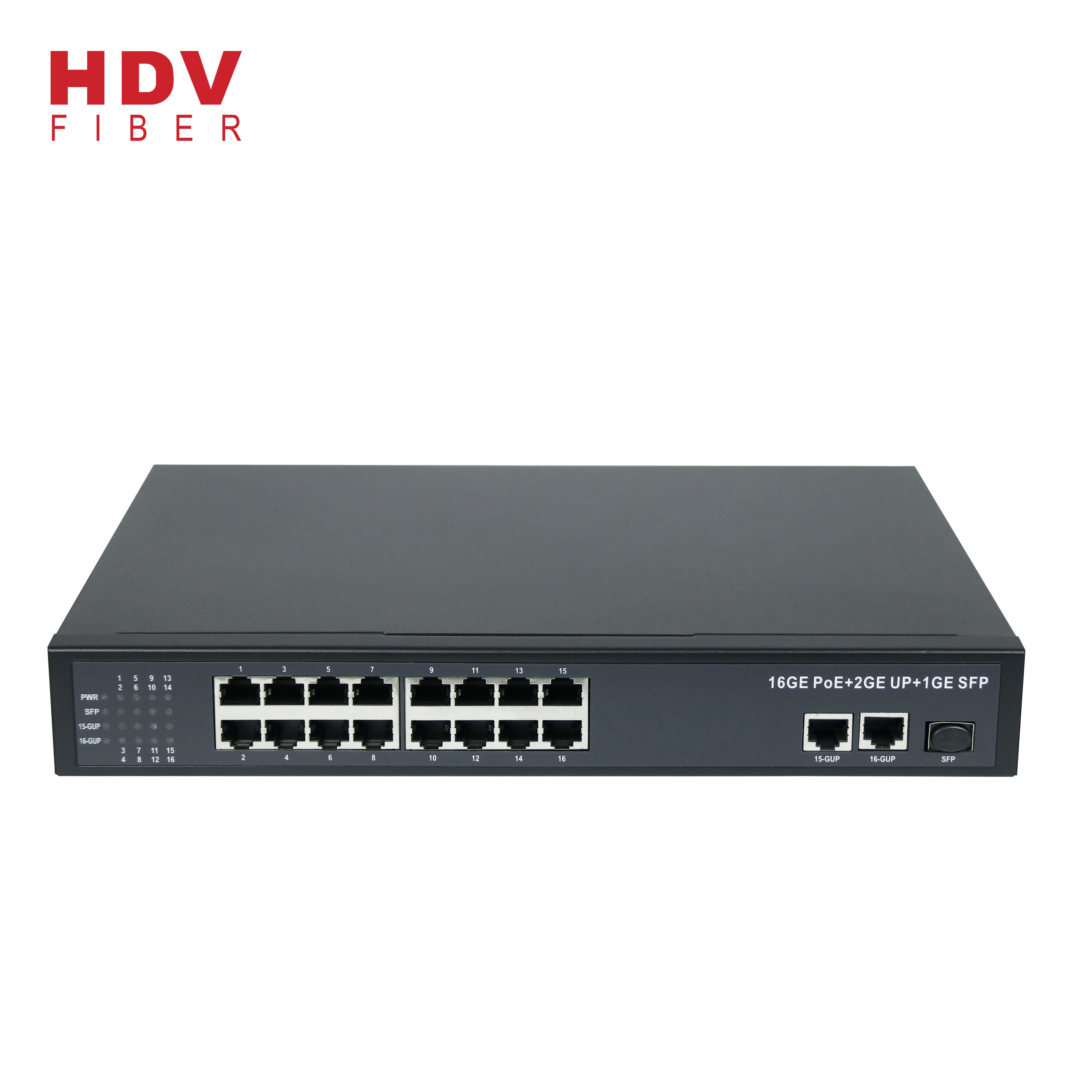 China Manufacturer Factory 16GE POE+2GE UP Link+1G SFP Gigabit POE Network Switch Featured Image