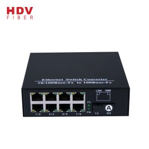 Hurtig 8-ports ethernet-switch 10/100 Mbps netværksswitch Kompatibel cisco