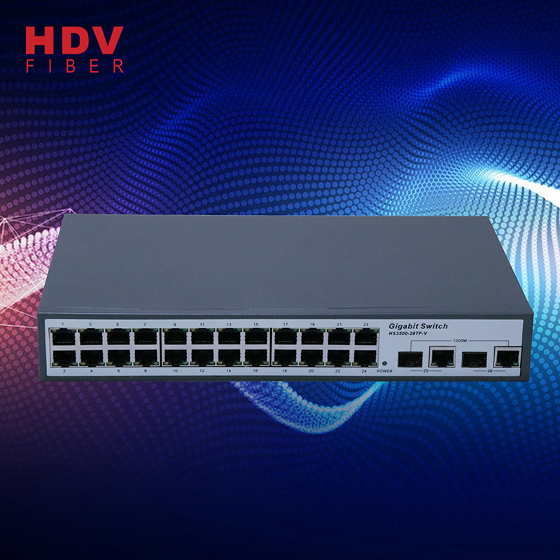 China wholesale Ethernet Switch - Factory Wholesale Cheap Network Oem Ethernet 24 port fiber switch – HDV