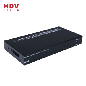 China Verskaffer 2 SFP Poort 8 Ethernet Poorte Optiese Vesel Skakelaar 10/100/1000M Media Converter