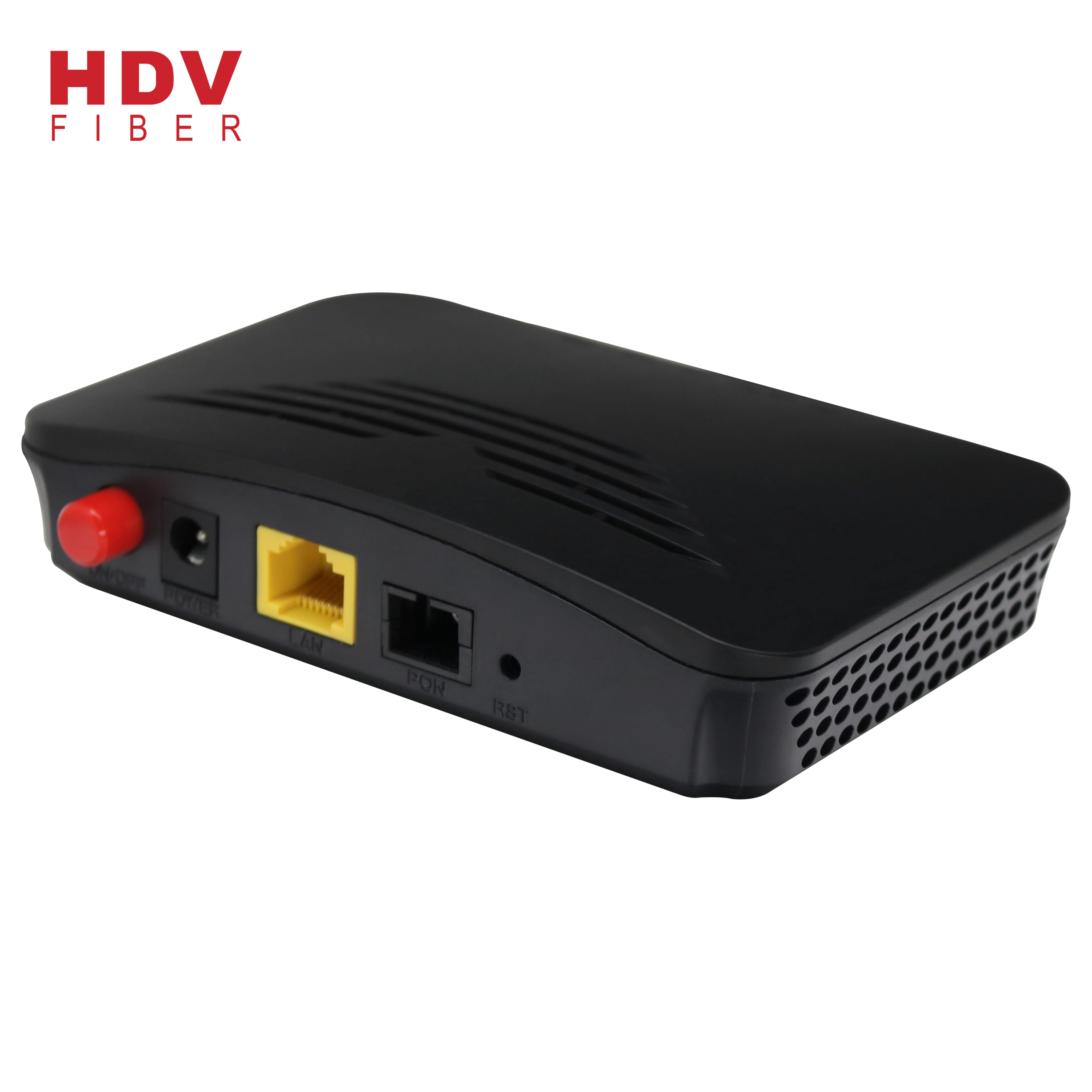 Wholesale Transceiver Optical - FTTH Single Port Modem Fiber Optical Device Gpon epon ONU – HDV
