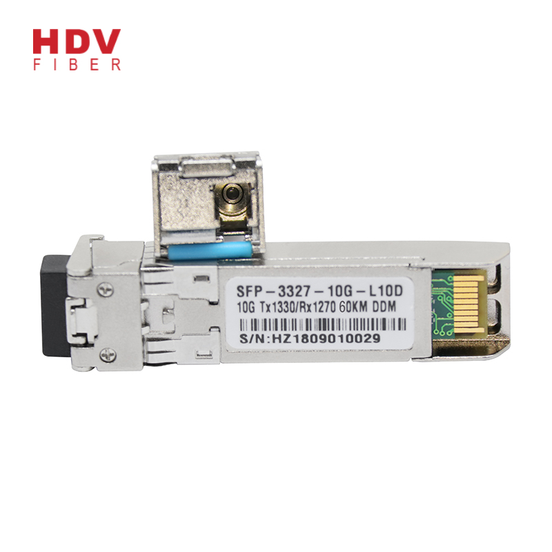 OEM/ODM Factory Huawei Olt Sfp Transceiver - Reliable and stable 10g sfp module 60km bidi 1270/1330nm sfp+ transceiver module – HDV