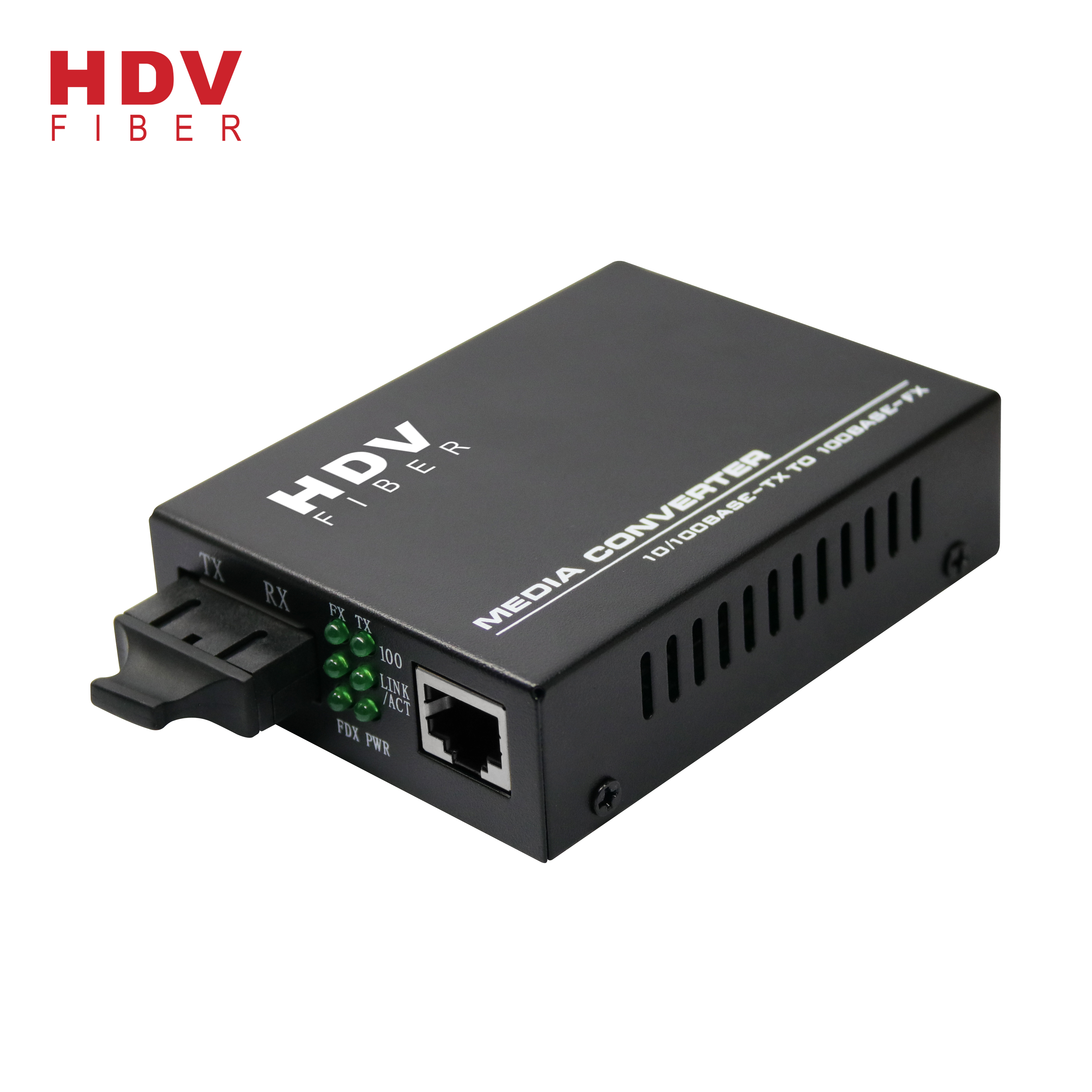2017 Latest Design 850nm 10g Sfp Module - 10/100M dule fiber optic Media converter – HDV