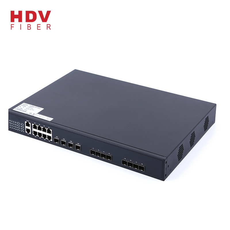 OEM/ODM China Huawei Onu Gepon - 10GE SFP+ Uplink FTTH 1U 19 inch 8 port EPON OLT Price for EPON OLT – HDV