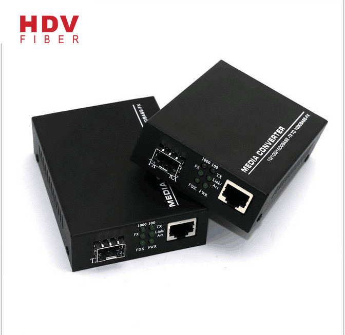 China OEM Ftth Equipment - 10/100/1000M SFP media converter – HDV