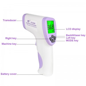 Thermomètre de température adulte pour bébé, sans contact, front infrarouge numérique