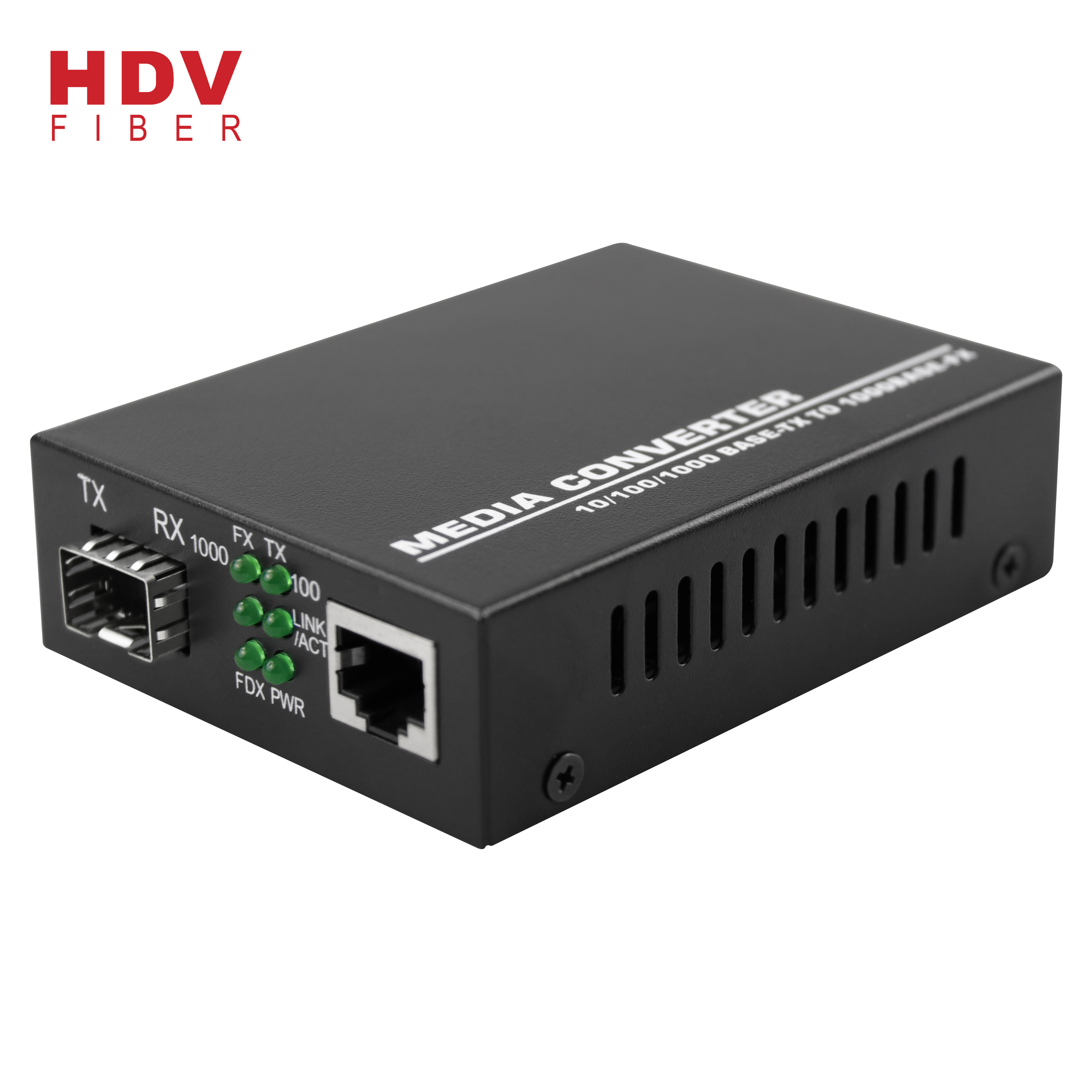 Sfp Media Converter - SFP Media Converter 10/100/1000 Base Media Converter 20km Fiber Optic Media Converter 10/100/1000 – HDV