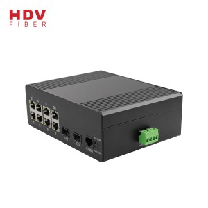 Switch 8 Port sa 2 SFP Gigabit Managed Industrial Ethernet Switch