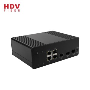 Мувофиқ Huawei Industrial 4 Ethernet Port + 2*1000M SFP Ports Gigabit Control Control Switch