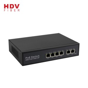 4-portowy przełącznik Poe 10/100/1000M Gigabit Ethernet w Shenzhen