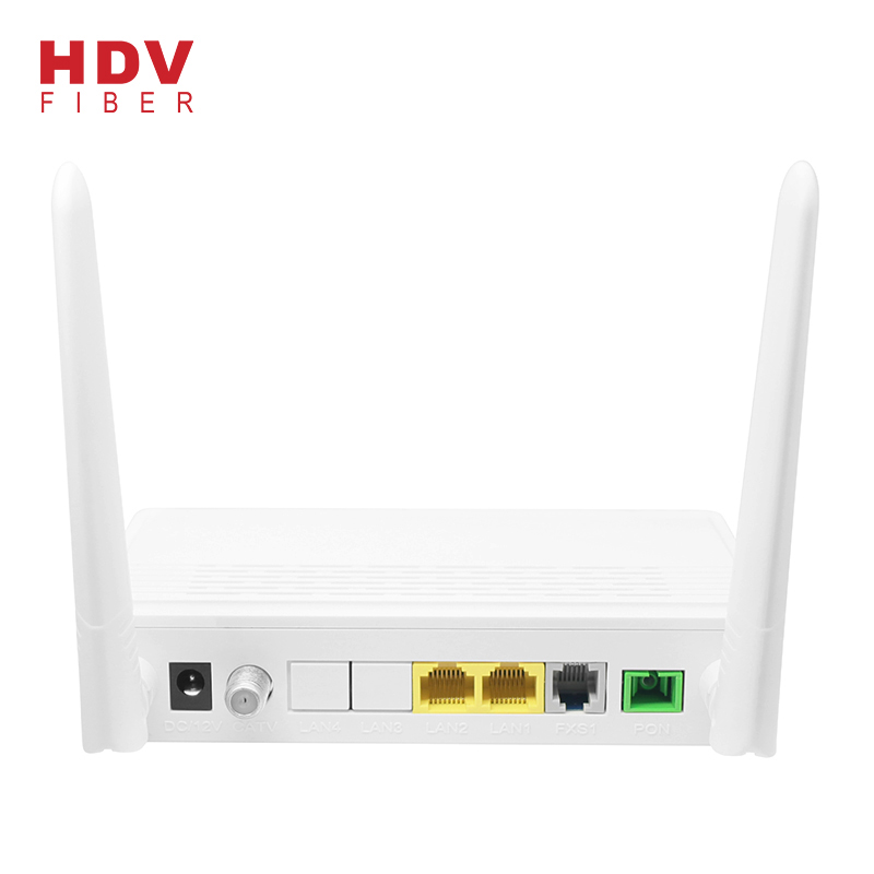 High Quality Router Support FTTH 1GE+1FE  Wifi CATV PHONE GPON XPON ONU Featured Image