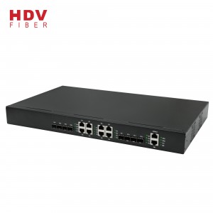 Huawei compatible Support L2 Switching 4PON Ports GEPON EPON OLT with 4*GE SFP optical +8*GE LAN uplink
