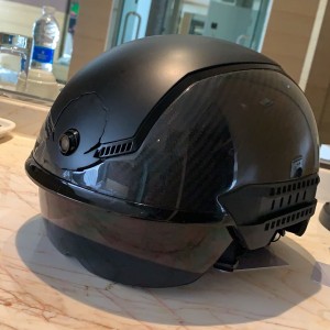 N901 Infrared Thermal Hoto Sensor Kamara Yanayin Zazzaɓin Scanner Gano Ma'aunin zafi da sanyio AR Police Smart AI Helmet