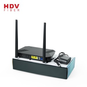 Wifi Router Onu - FTTH Fiber Optical Equipment Xpon onu Modem 1GE+1FE+Voice Gpon Wifi Router Epon Gpon Onu – HDV
