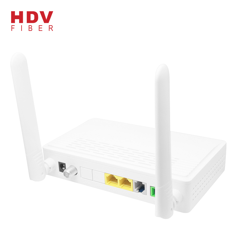 Well-designed 1gb Sfp Module - High Quality Router Support FTTH 1GE+1FE  Wifi CATV PHONE GPON XPON ONU – HDV