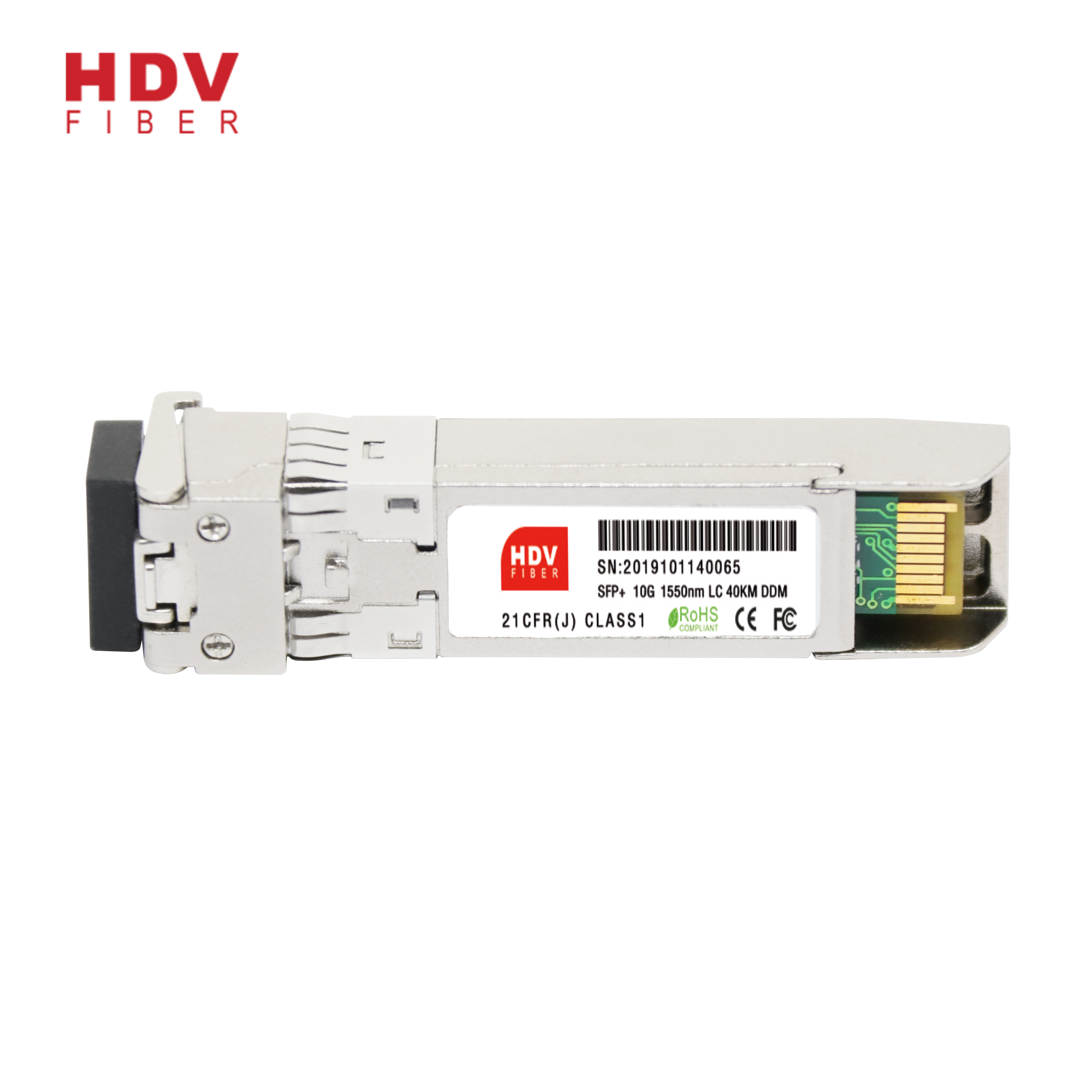 10G 1550nm 40KM LC connector dual fiber optic SFP+ module Featured Image
