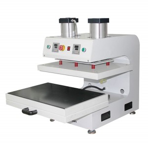 Large Size Pneumatic Auto Dual Heated Rosin Heat Press Machine with Slide-out Bottom FZLC B5-2