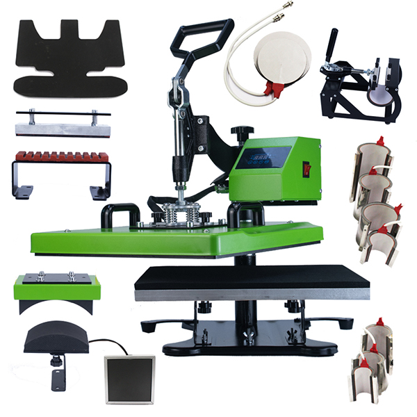 38*38cm 8in1 15 in 1 Comb Heat Press Machine with Pen Printing Featured Image