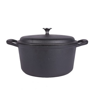 Manufacturer of Enamel Kitchenware Covered Casseroles - Hot Sale Cast iron Cookware Preseasoned Casserole Pot For Restaurant Equipment – Chuihua