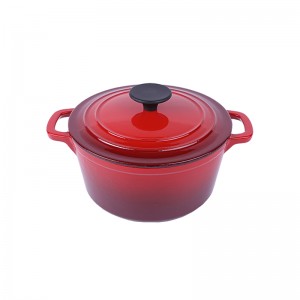 Wholesale Discount Cast Iron Oval Casserole Pot - Enameled Cast Iron Covered Dutch Oven Oval Casserole Dish Soup Pot – Chuihua
