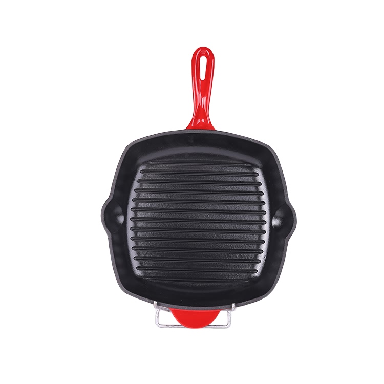 Super Purchasing for Seasoned Frying Pan - Frying Pan Metal pre-seasoned cast iron square grill pan – Chuihua